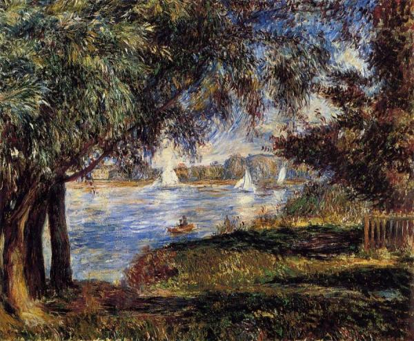Bougival by Pierre Auguste Renoir