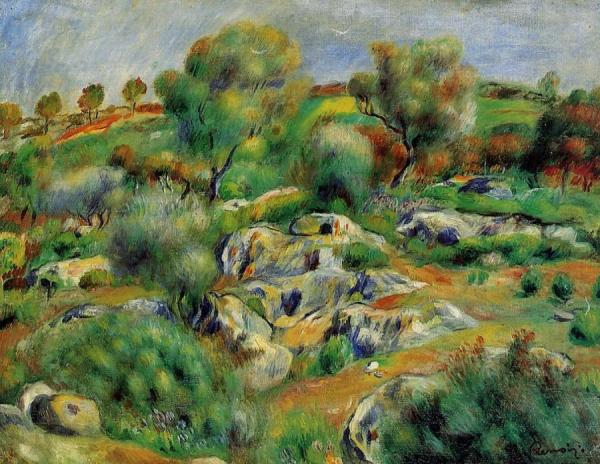 Breton Landscape by Pierre Auguste Renoir