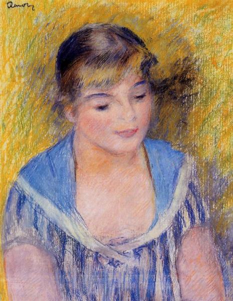 Bust Of A Woman by Pierre Auguste Renoir Oil Painting Reproductions
