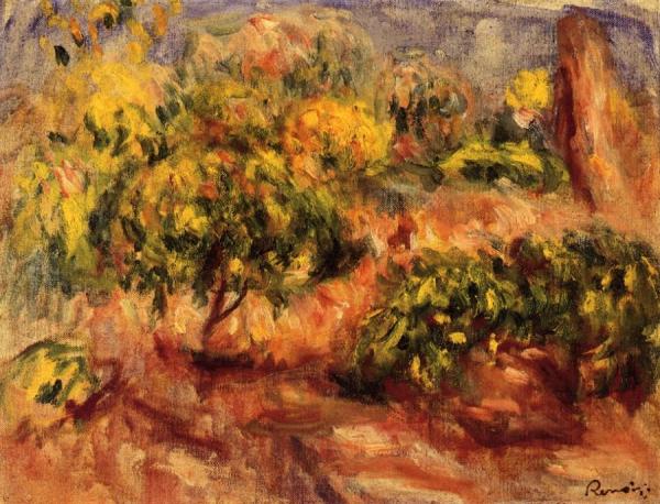 Cagnes Landscape by Pierre Auguste Renoir