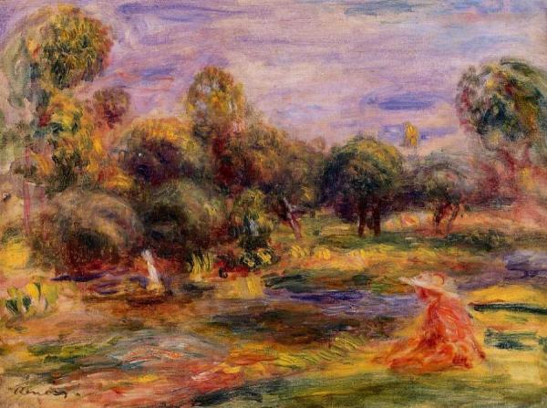 Cagnes Landscape by Pierre Auguste Renoir Oil Painting Reproductions