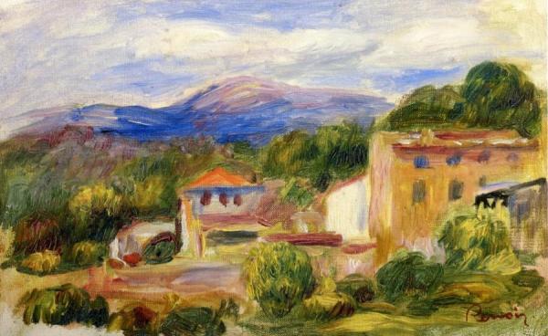 Cagnes Landscape by Pierre Auguste Renoir