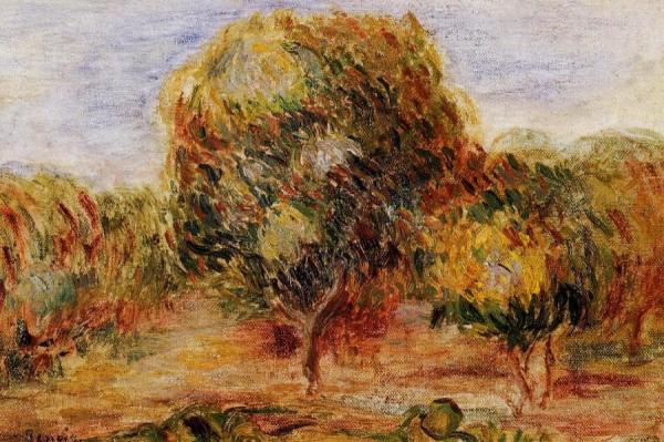Cagnes Landscape by Pierre Auguste Renoir