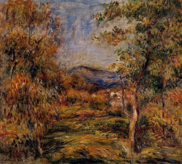 Cagnes Landscape by Pierre Auguste Renoir