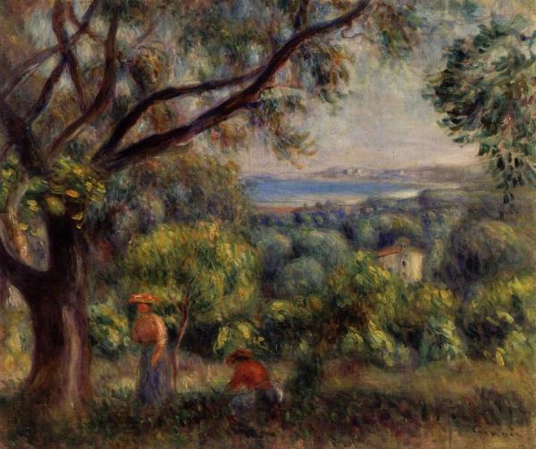 Cagnes Landscape by Pierre Auguste Renoir