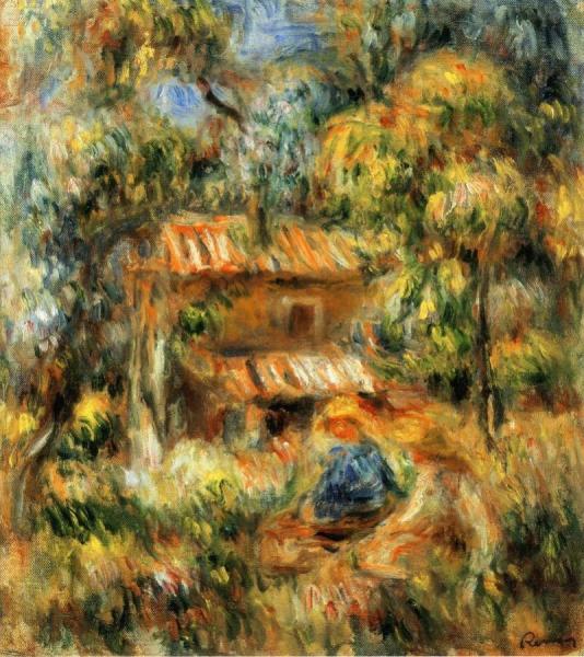 Cagnes Landscape by Pierre Auguste Renoir