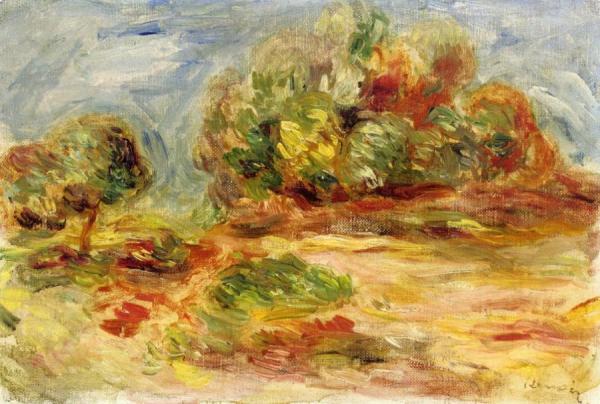 Cagnes Landscape by Pierre Auguste Renoir