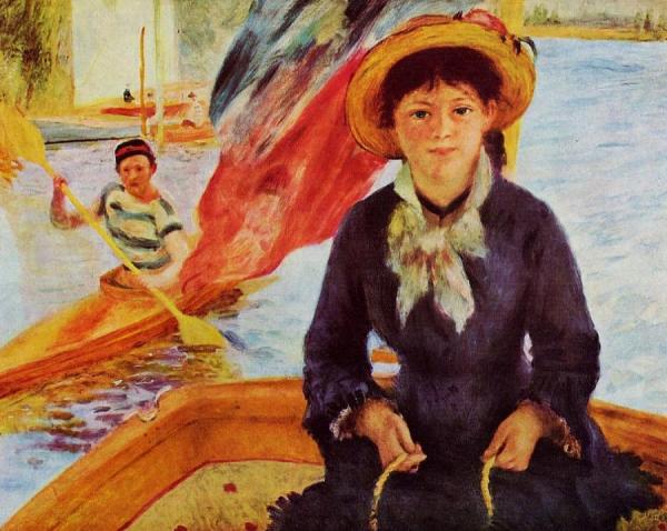 Canoeing by Pierre Auguste Renoir