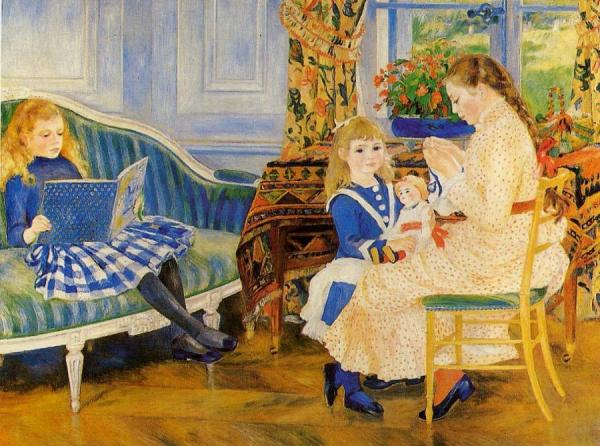 Children's Afternoon At Wargemont by Pierre Auguste Renoir