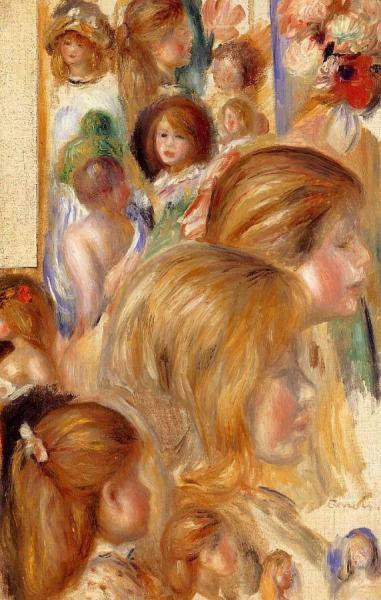 Children's Heads by Pierre Auguste Renoir