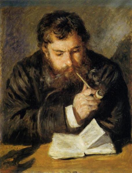Claude Monet by Pierre Auguste Renoir