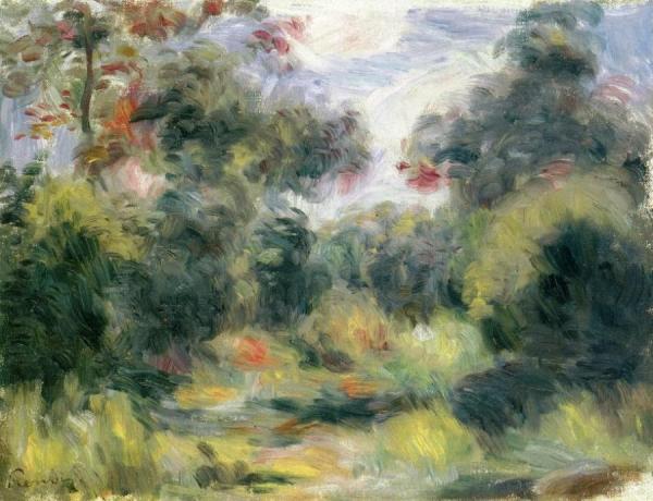 Clearing by Pierre Auguste Renoir Oil Painting Reproductions