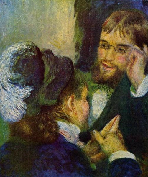 Conversation by Pierre Auguste Renoir