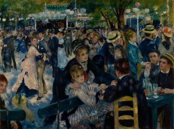 Dance At The Moulin De La Galette by Pierre Auguste Renoir