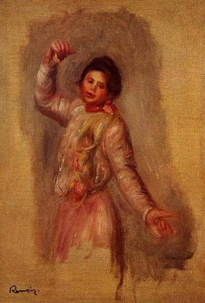 Dancer With Castenets by Pierre Auguste Renoir