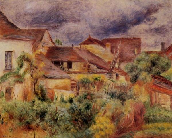 Essoyes Landscape by Pierre Auguste Renoir