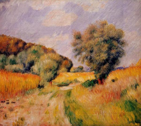 Fields Of Wheat by Pierre Auguste Renoir
