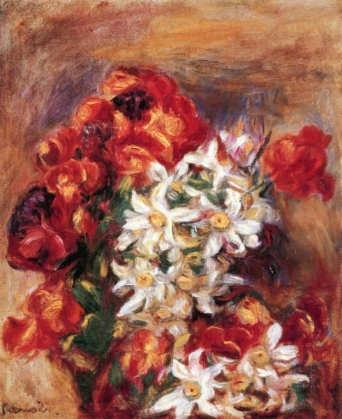 Flowers by Pierre Auguste Renoir