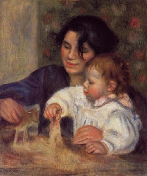 Gabrielle And Jean by Pierre Auguste Renoir