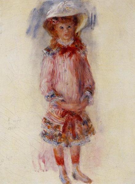 Georgette Charpentier Standing by Pierre Auguste Renoir