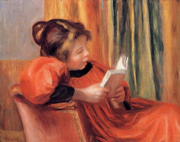 Girl Reading by Pierre Auguste Renoir