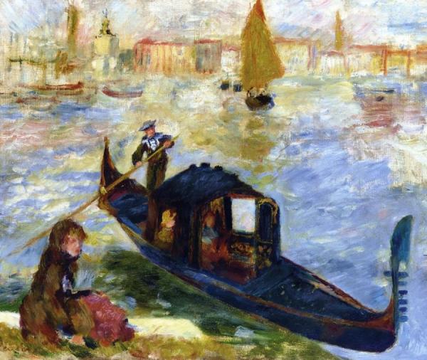 Gondola, Venice by Pierre Auguste Renoir Oil Painting Reproductions