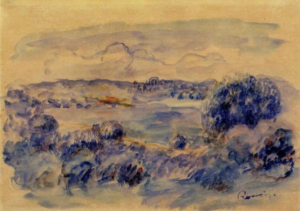 Guernsey Landscape by Pierre Auguste Renoir