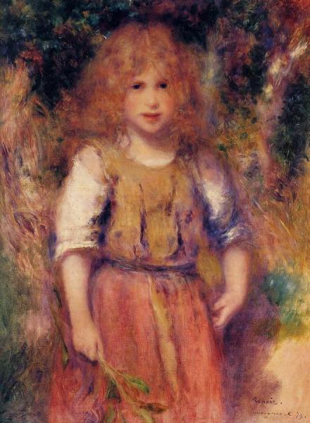 Gypsy Girl by Pierre Auguste Renoir Oil Painting Reproductions