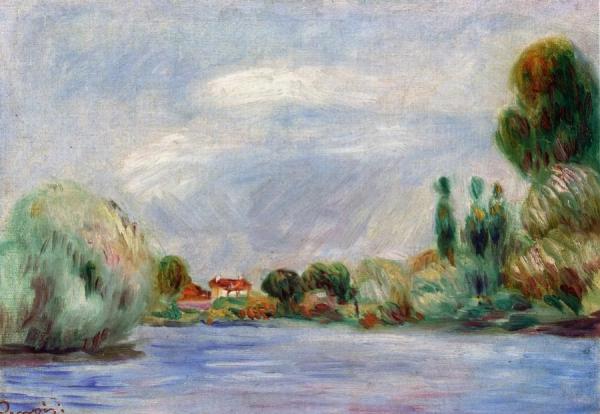 House On The River by Pierre Auguste Renoir