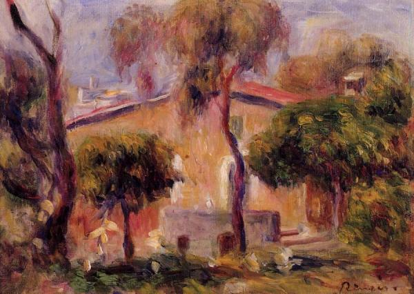 Houses In Cagnes by Pierre Auguste Renoir Oil Painting Reproductions