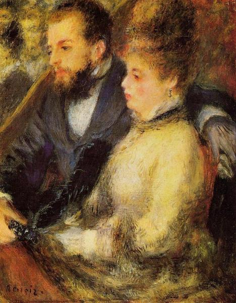 In The Loge by Pierre Auguste Renoir