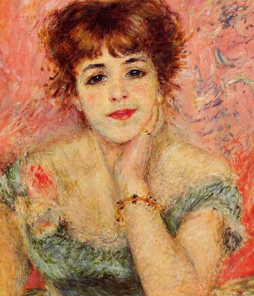 Jeanne Samary by Pierre Auguste Renoir