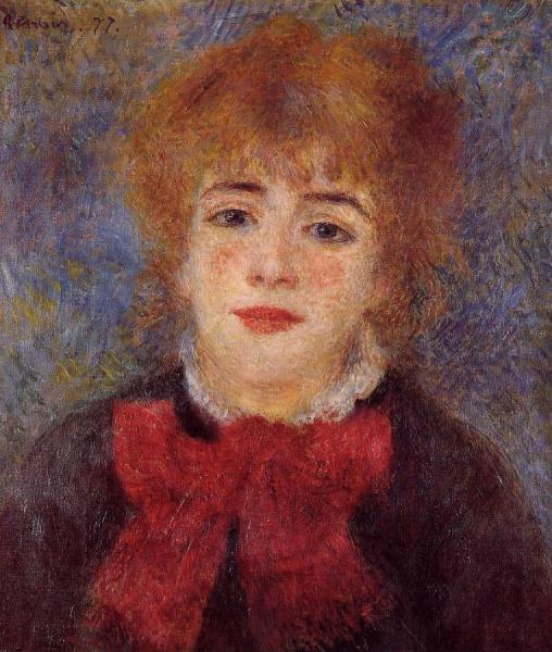 Jeanne Samary by Pierre Auguste Renoir