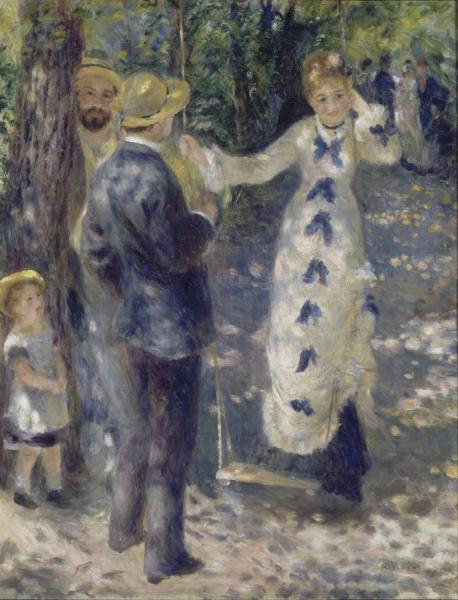 La Balancoire by Pierre Auguste Renoir Oil Painting Reproductions