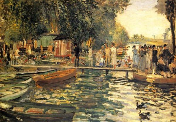 La Grenouillere by Pierre Auguste Renoir