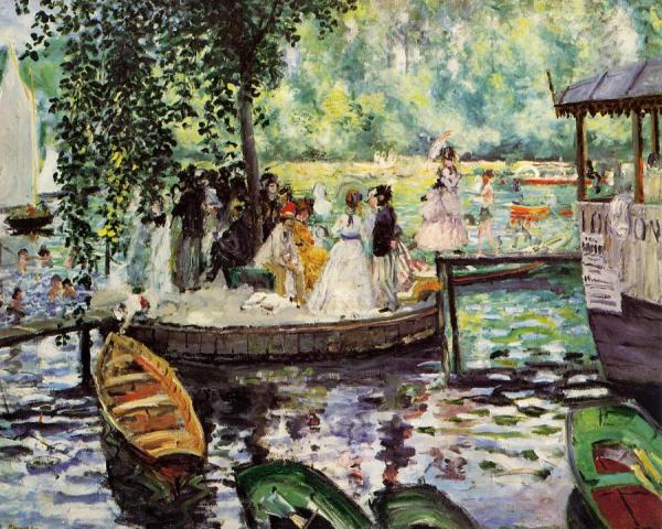 La Grenouillere by Pierre Auguste Renoir