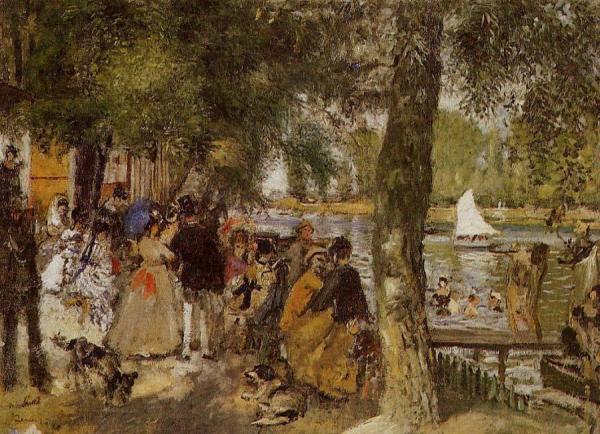 La Grenouillere by Pierre Auguste Renoir