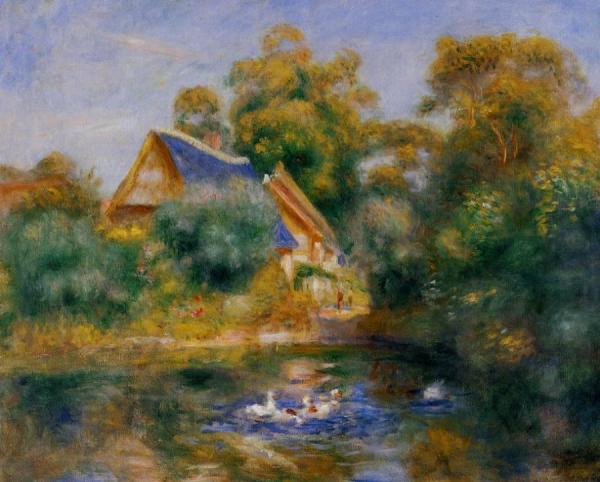 La Mere Aux Oies by Pierre Auguste Renoir