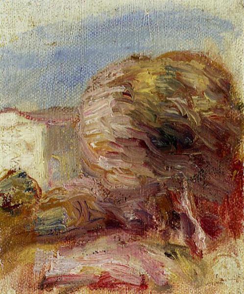 La Poste At Cagnes by Pierre Auguste Renoir Oil Painting Reproductions