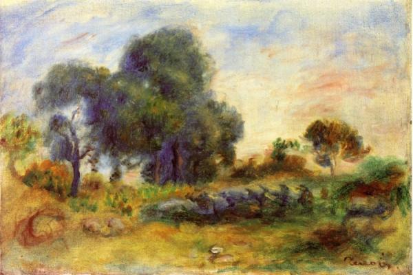 Landscape by Pierre Auguste Renoir