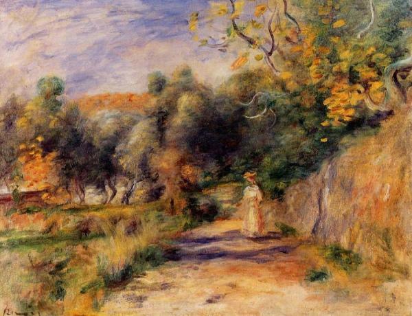 Landscape At Cagnes by Pierre Auguste Renoir