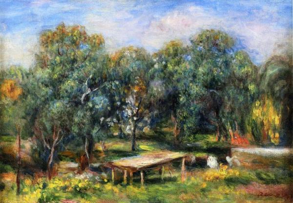 Landscape At Collettes by Pierre Auguste Renoir
