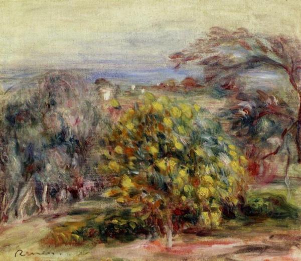 Landscape At Collettes by Pierre Auguste Renoir Oil Painting Reproductions
