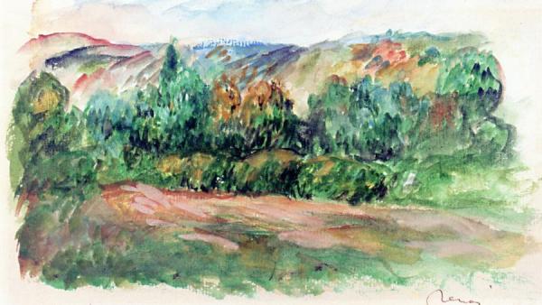 Landscape At Essoyes by Pierre Auguste Renoir