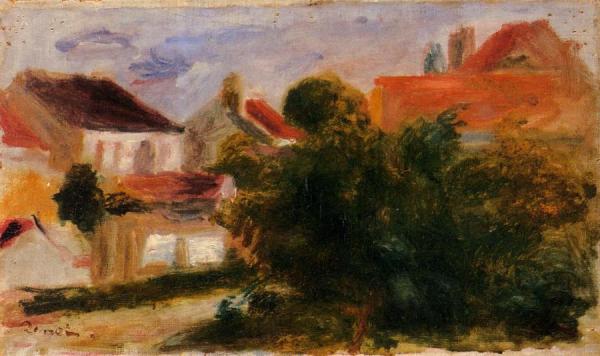 Landscape At Essoyes by Pierre Auguste Renoir