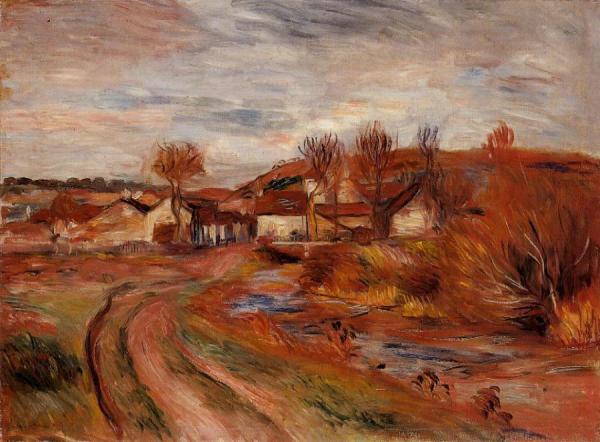 Landscape In Normandy by Pierre Auguste Renoir Oil Painting Reproductions