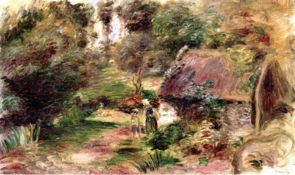 Landscape In The Woods by Pierre Auguste Renoir