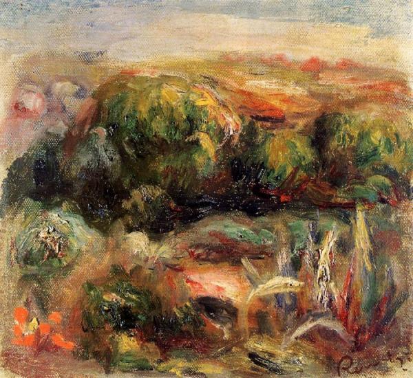 Landscape Near Cagnes by Pierre Auguste Renoir