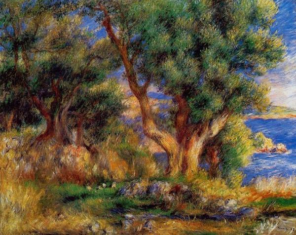 Landscape Near Menton by Pierre Auguste Renoir