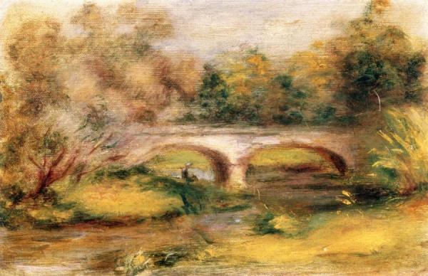 Landscape With A Bridge by Pierre Auguste Renoir